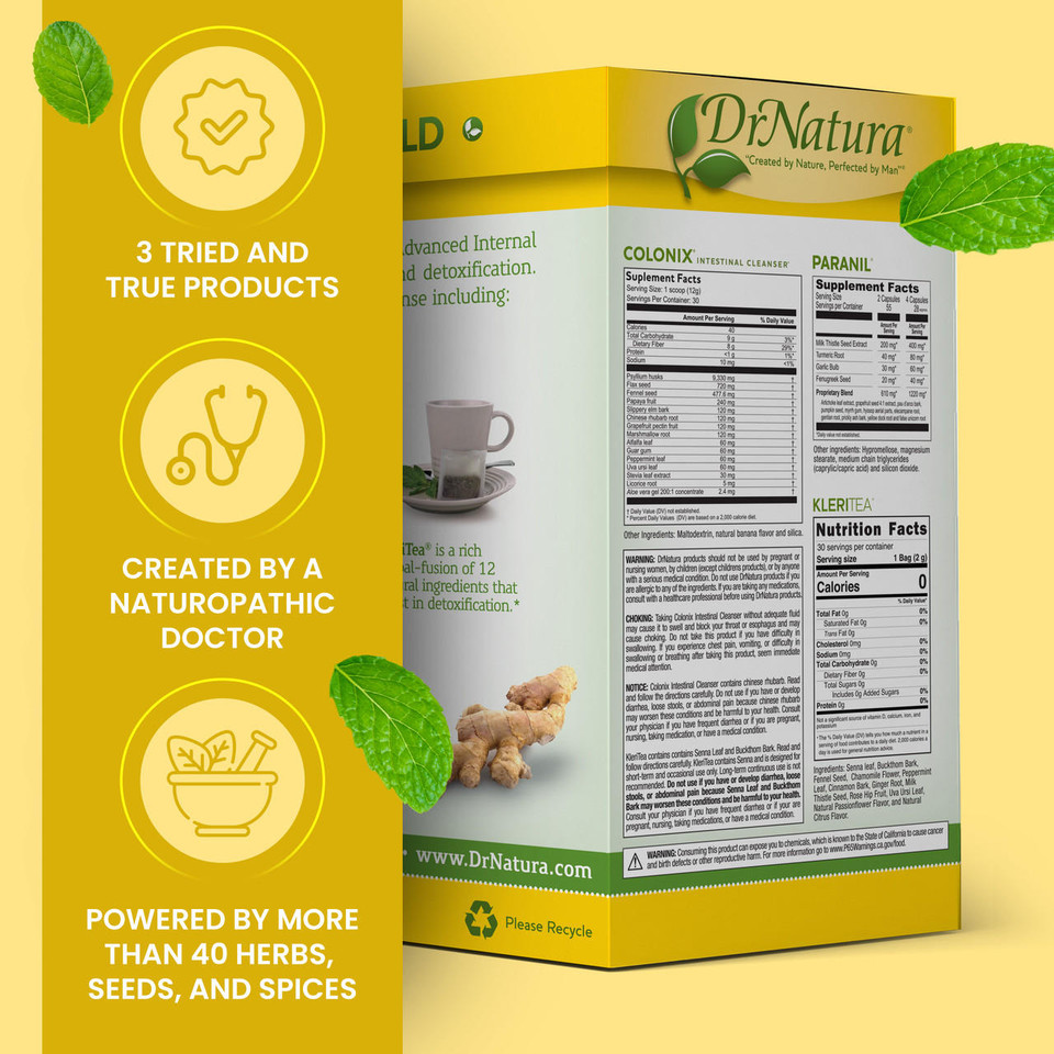 DrNatura | Colonix® - 30 Days Colon & Detox Cleanse Kit