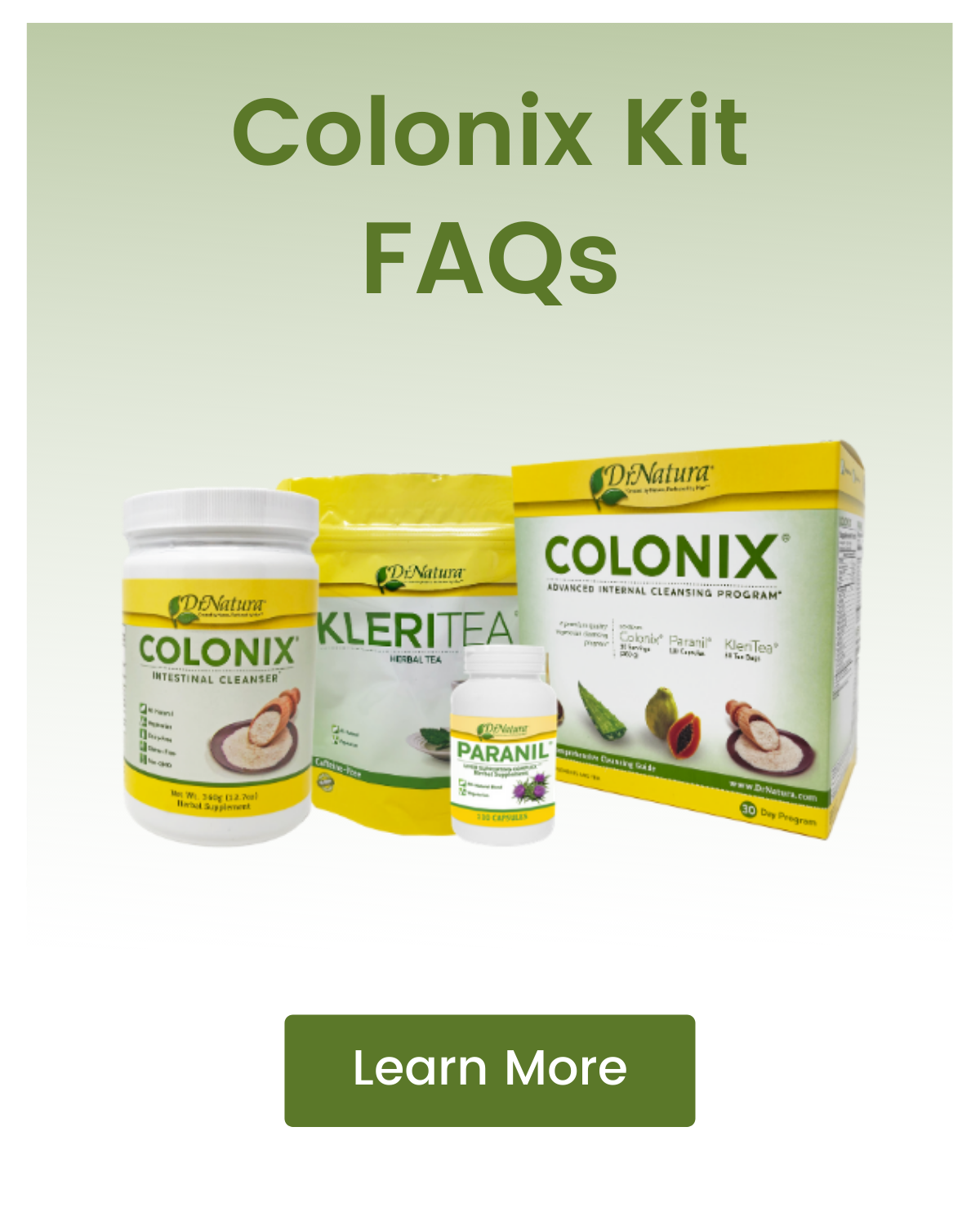 Colonix Kit FAQs