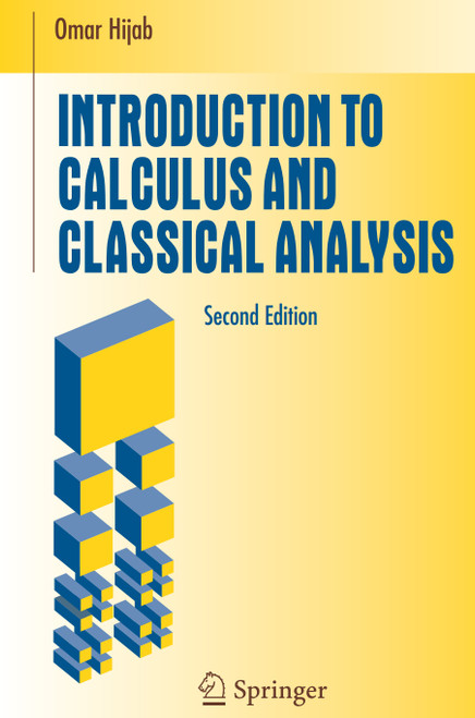 (PDF) Introduction to Calculus and Classical Analysis
2nd Edition (PDF) Introduction to Calculus and Classical Analysis
2nd Edition