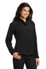 AB Port Authority® Ladies Textured Soft Shell Jacket