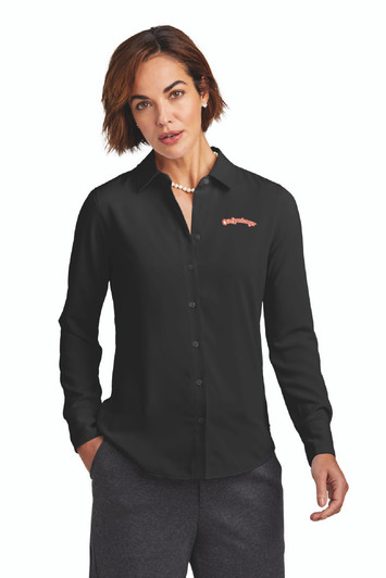 OS Brooks Brothers® Women’s Full-Button Satin Blouse