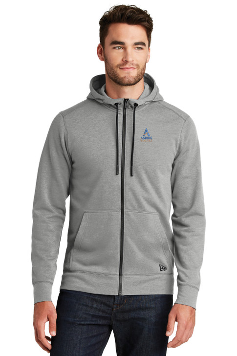 AB New Era® Tri-Blend Fleece Full-Zip Hoodie