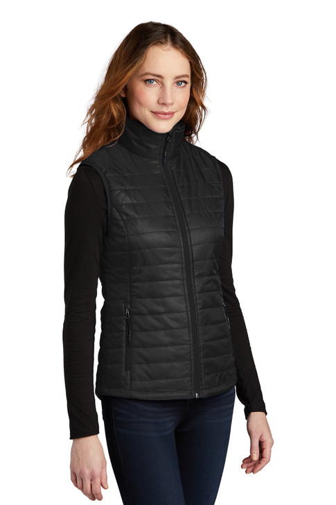 AB Port Authority® Ladies Packable Puffy Vest