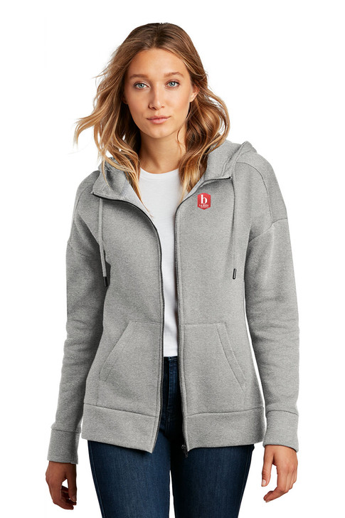 LBB District® Women’s Perfect Weight® Fleece Drop Shoulder Full-Zip Hoodie