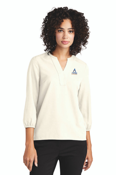 AB Mercer+Mettle® Women's Stretch Crepe 3/4-Sleeve Blouse