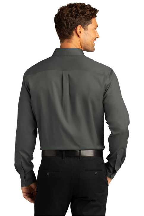 OS Port Authority® Long Sleeve SuperPro React™ Twill Shirt