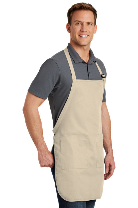 OS Port Authority® Full-Length Apron with Pockets (OSFA)