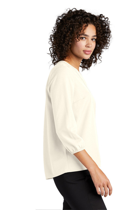 OS Mercer+Mettle® Women's Stretch Crepe 3/4-Sleeve Blouse