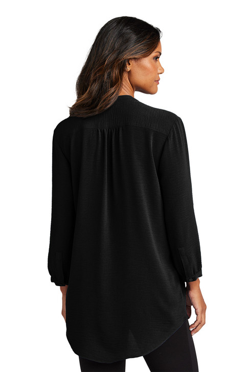 LBB Port Authority® Women's 3/4-Sleeve Textured Crepe Tunic