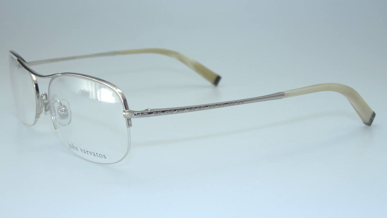 John Varvatos Occhiali da Vista V350 UF Olive Cornice Rettangolare Giappone 50[]19 140 - Italia