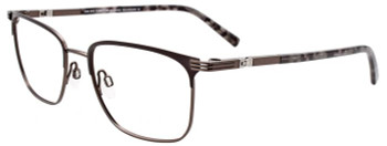 Oak NYC eyeglass frame and clip model 0300 color 020