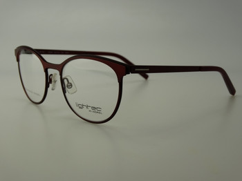 lightec eye glass frame model 30020L color RR15