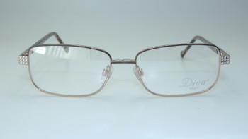 Diva eyeglass frame made in Italy model 5522 color C 934