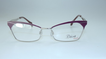 Diva eyeglass frame made in Italy model 8129 color C.961