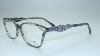 Diva eyeglass frame made in Italy model 8131 color C.704