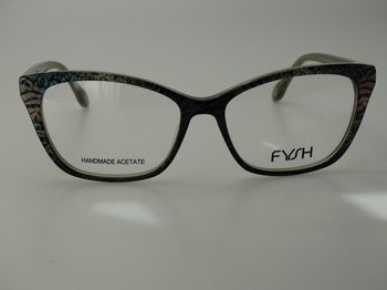 Fysh Eyeglass Frame model 3695 color S414