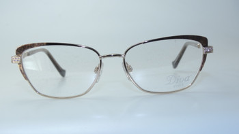 Diva eyeglass frame made in Italy model 5559 color C.410
