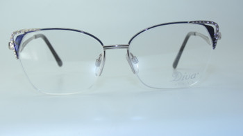 Diva eyeglass frame made in Italy model 5538 color C.403