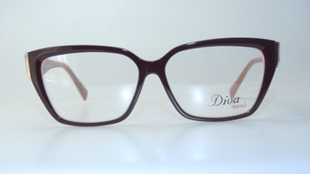 Diva eyeglass frame made in Italy model 8134 color C.506