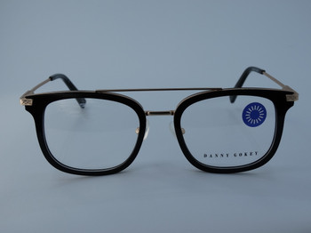DANNY GOKEY Eyeglass frame model DG126 Color black/gold