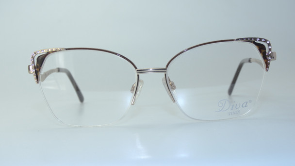 Diva eyeglass frame made in Italy model 5538 color C.402