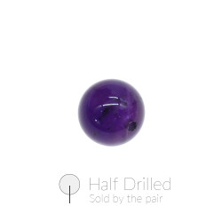 Half Drilled Stone Beads Half Drilled Stone Beads