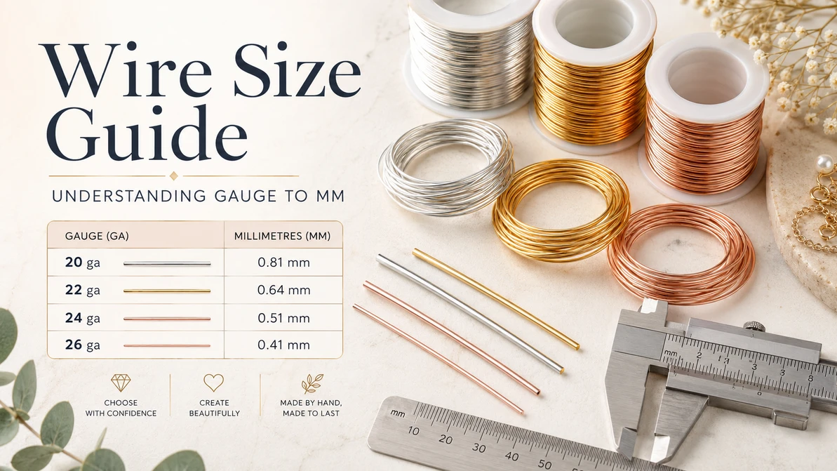 Jewelry Wire Size Guide: Wire Gauge to Millimetres Explained