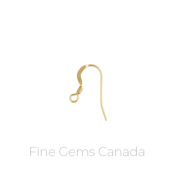 14K Gold Filled - Ear Wire with... - Wholesale | Fine Gems Canada 14K Gold Filled - Ear Wire with... - Wholesale | Fine Gems Canada