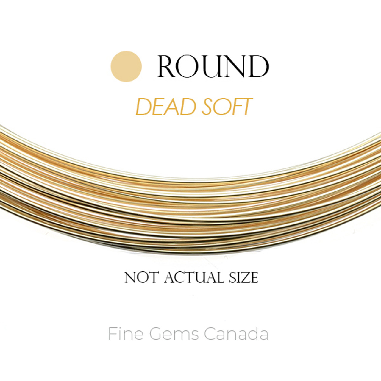 28 Gauge Round Dead Soft 14/20 Gold Filled Wire: Wire Jewelry, Wire Wrap  Tutorials