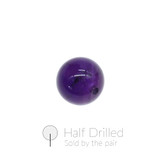 Half Drilled Stone Beads