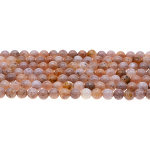 Sakura Chalcedony Round 6mm - Loose Beads