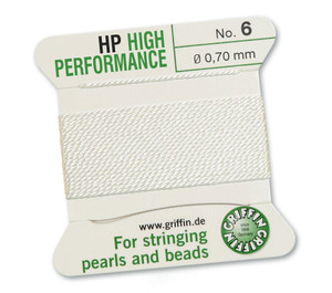 Griffin High Performance 2m 1 needle - Size 6 white