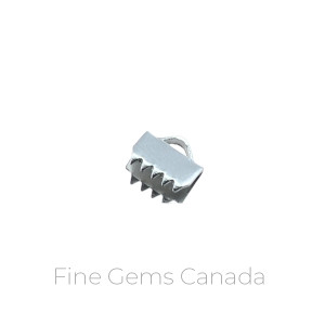 Stainless Steel - 6.5mm Folding Ends with Teeth - 60/Pack