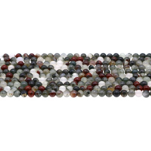 African Bloodstone Round 4mm - Loose Beads