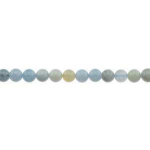 Aquamarine B Round 8mm - Loose Beads
