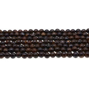 Bronzite Round 6mm - Loose Beads