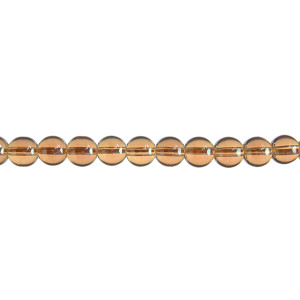 AB Gold Crystal Round 8mm - Loose Beads
