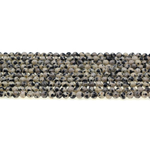 Dalmatian Jasper Round 4mm - Loose Beads