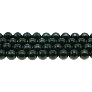 Green Gold Stone Round 10mm - Loose Beads
