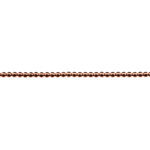 Rose Gold Plated Hematite Round 3mm - Loose Beads
