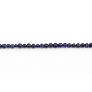 Color Enhanced Lapis Round 3mm - Loose Beads