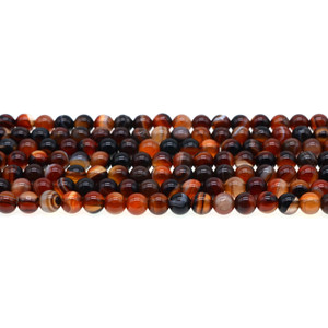 Madagascar Agate Round 6mm - Loose Beads