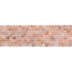 Multi-Color Moonstone Round 4mm - Loose Beads