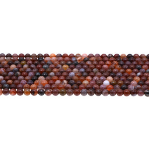 Portuguese Agate Round 4mm - Loose Beads