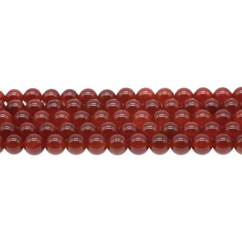 Carnelian - Red Round 8mm - Loose Beads