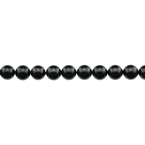 Shell Pearl South Sea Steel Grey Round 10mm - Loose Beads