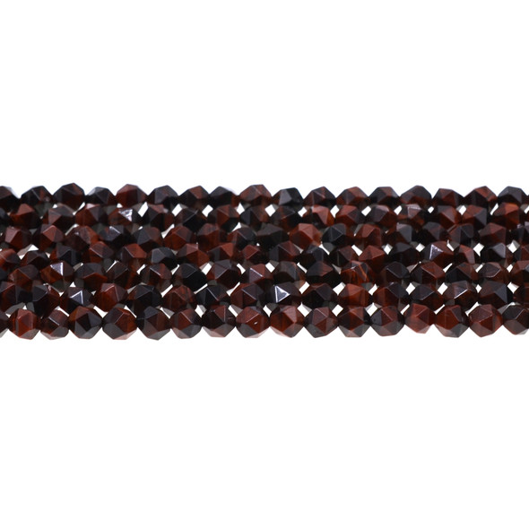 Red Tiger Eye Round Large Cut 6mm - Loose Beads