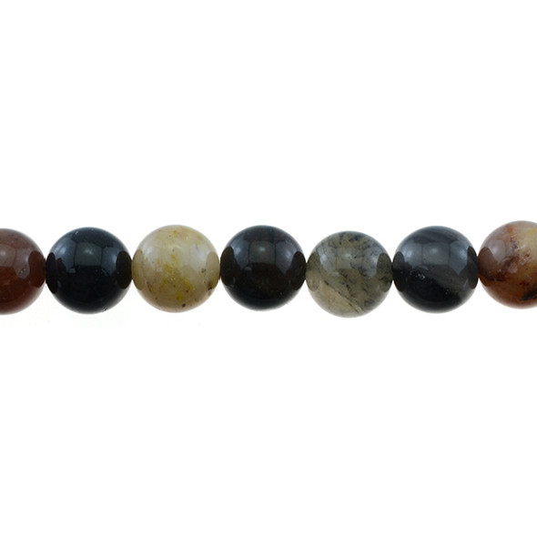 Chinese Phantom Tourmaline Round 12mm - Loose Beads