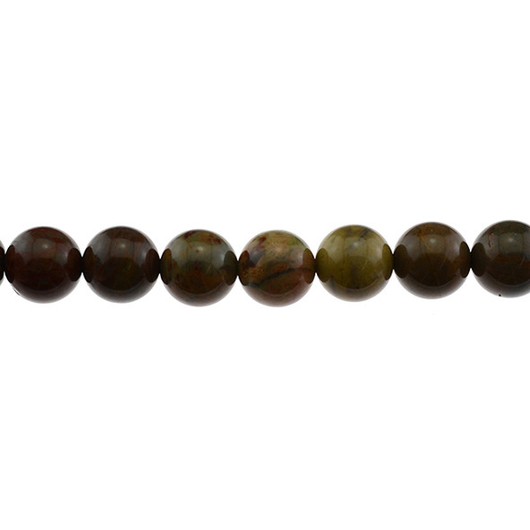 Wealth Stone Jasper Round 12mm - Loose Beads