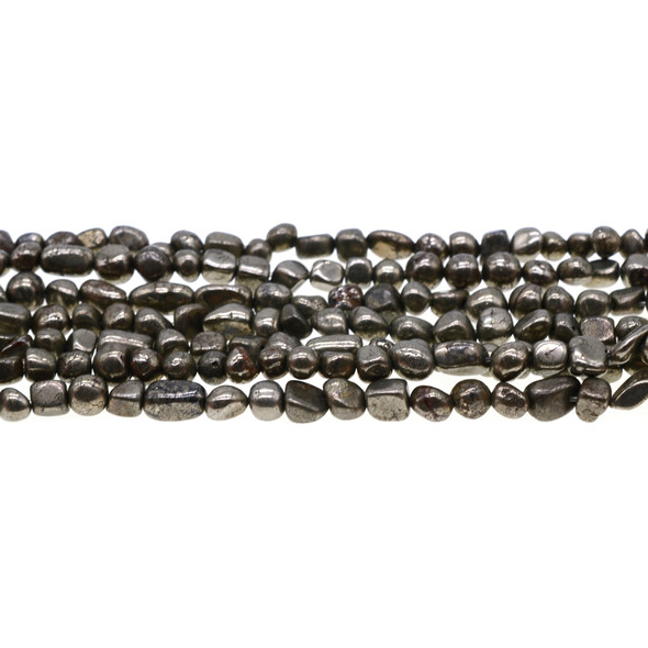 Pyrite Nugget Irregular 4mm x 5mm x 6mm - Loose Beads